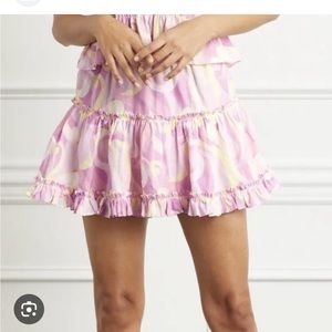 Hill House Paz Skirt in Candy Kaleidoscope Linen